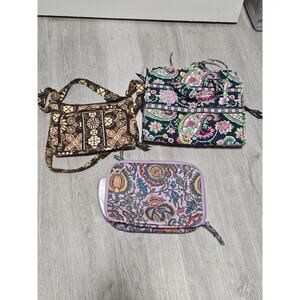 Lot Of 3 Pre-owned Vera Bradley Bags